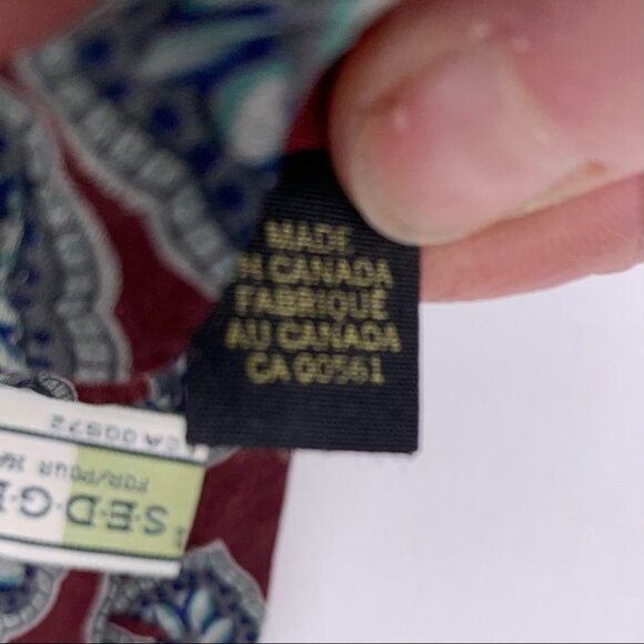 Sedgewick for Harry Rosen I 100% Silk  I Neck Tie - Picture 5 of 6